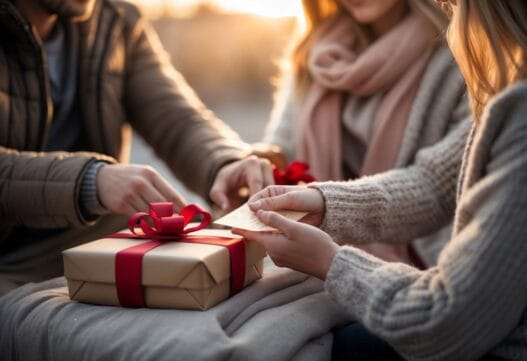 Professionelt billede af personlig gave til kæresten med romantisk tema uden tekst.